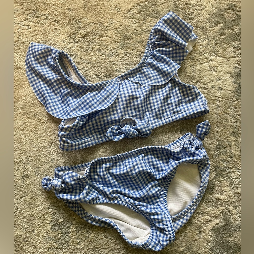 Girls two piece bathing suit size 6